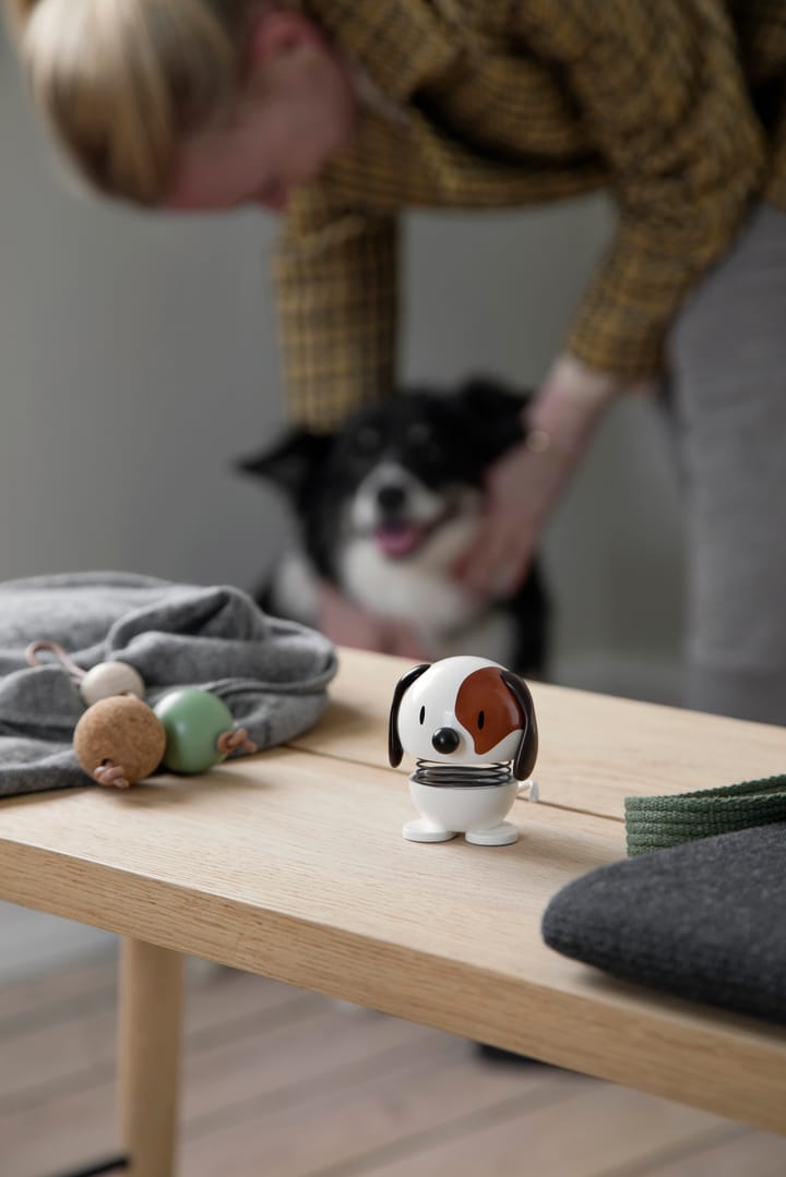 Figurine Hoptimist Dog 6,9 cm - White - Hoptimist