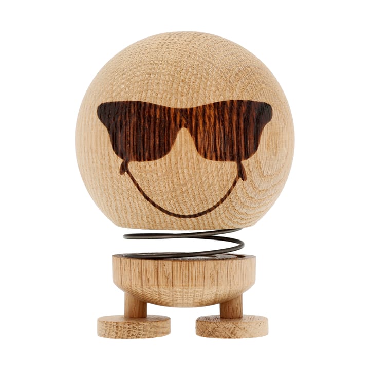 Figurine Hoptimist Smiley Cool M - Raw oak - Hoptimist