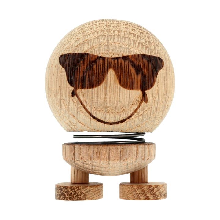 Figurine Hoptimist Smiley Cool S - Raw oak - Hoptimist
