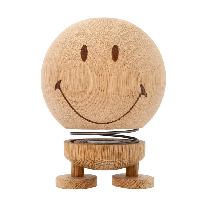 Figurine Hoptimist Smiley M - Raw oak - Hoptimist