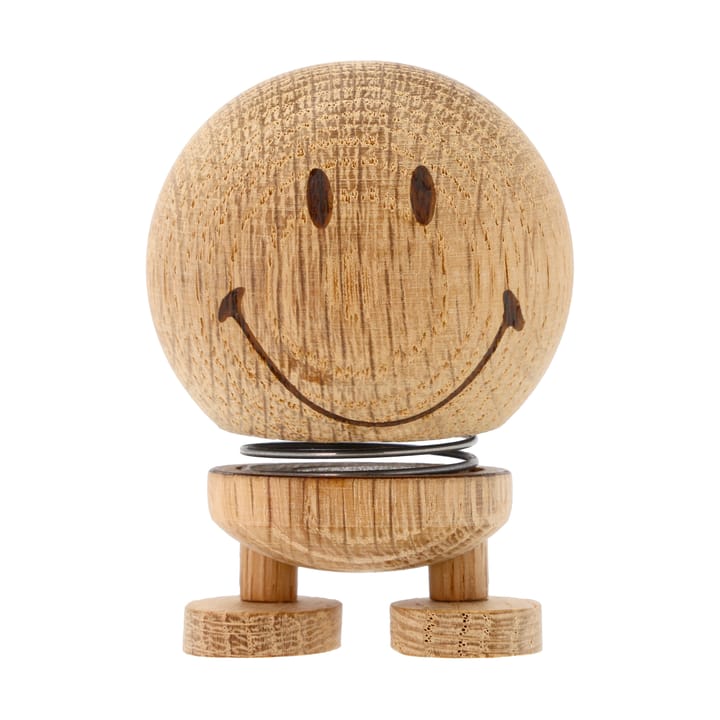 Figurine Hoptimist Smiley S - Raw oak - Hoptimist
