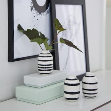 Vase Omaggio miniature lot de 3 - noir-blanc - Kähler