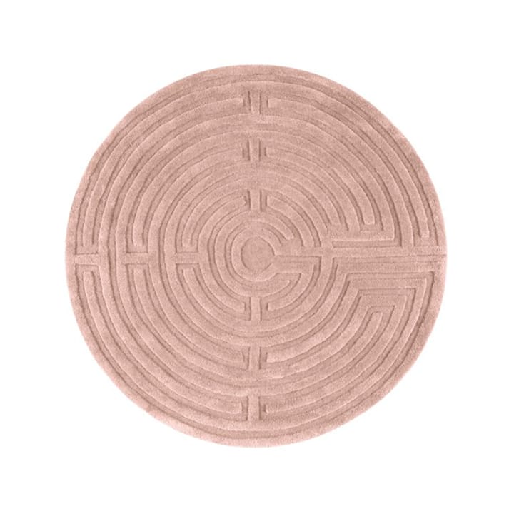 Tapis Minilabyrinthe rond - rose-40, 130 cm - Kateha