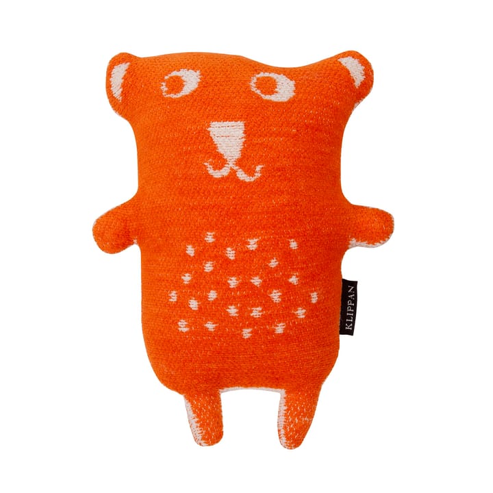 Peluche Little bear - orange - Klippan Yllefabrik