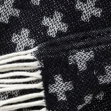 Plaid en laine Plus  - noir - Klippan Yllefabrik