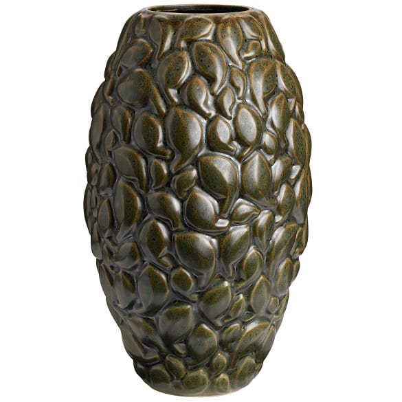 Vase Leaf Limited Edition 40 cm - Vert kaki - Knabstrup Keramik