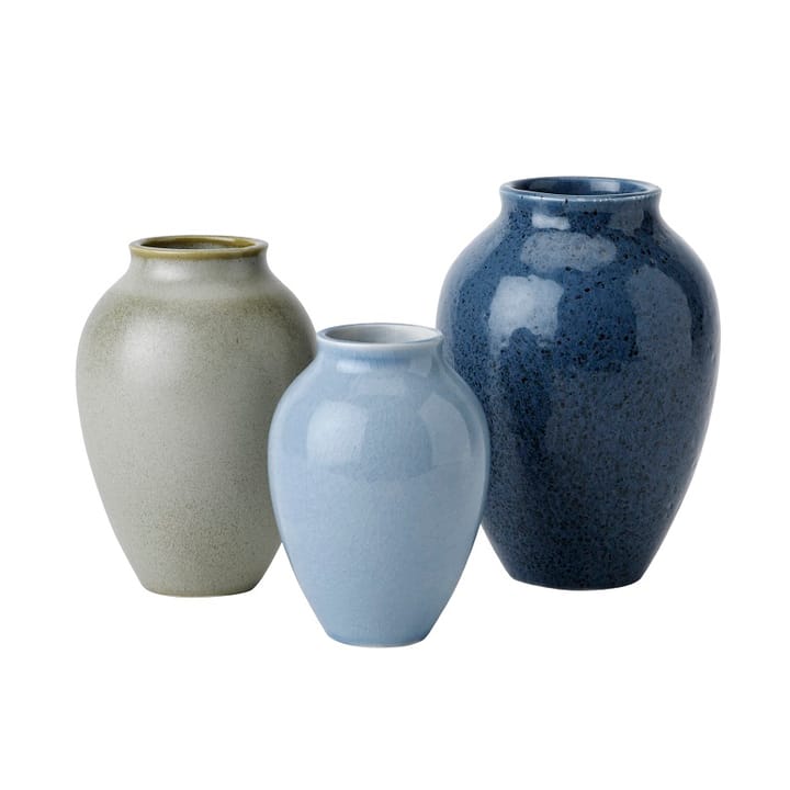 Vases Knabstrup lot de 3 - lot de 3 - Knabstrup Keramik