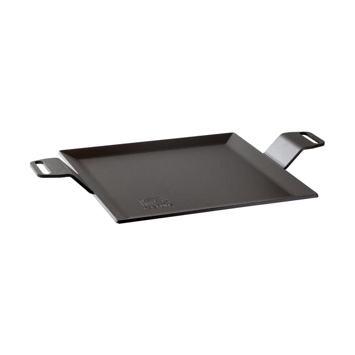 Plaque à frire, acier au carbone de 4 mm - Surface de cuisson 22x22 cm - Kockums Jernverk