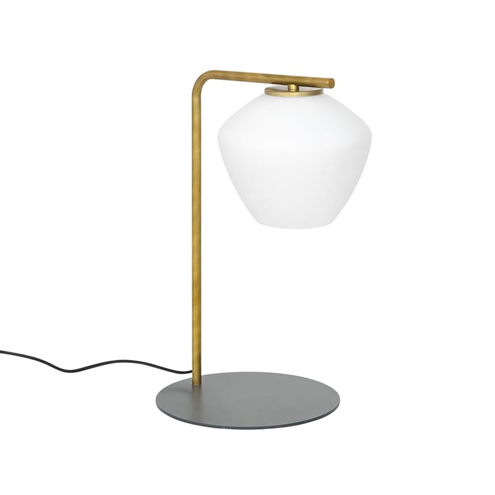 Lampe de table DK - laiton brut/blanc mat - Konsthantverk