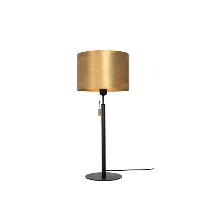 Lampe de table Svep - noir/laiton brut - Konsthantverk