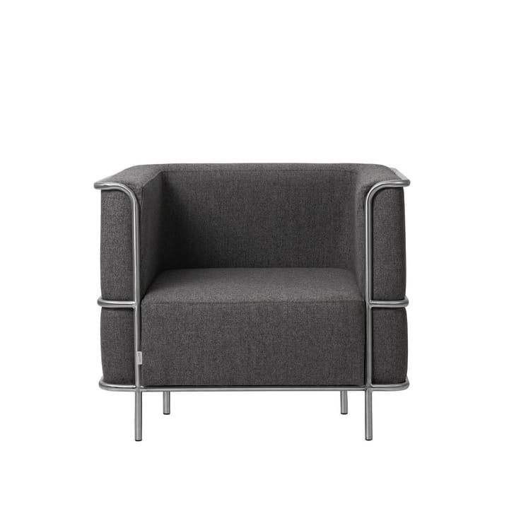 Chaise lounge Modernist - tissu everest col.601/2 grey - Kristina Dam Studio