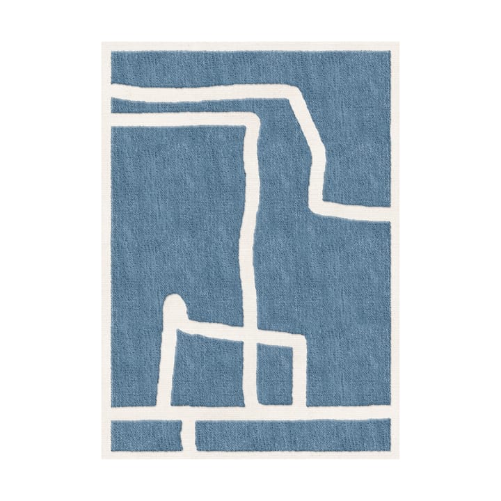Gotland Klint tapis en laine - Cornflower blue 250x350 cm - Layered
