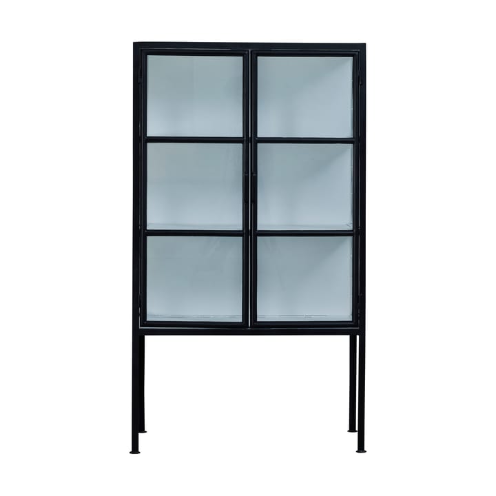 Depot vitrine 85x40x150 cm - Noir-blanc - Lene Bjerre