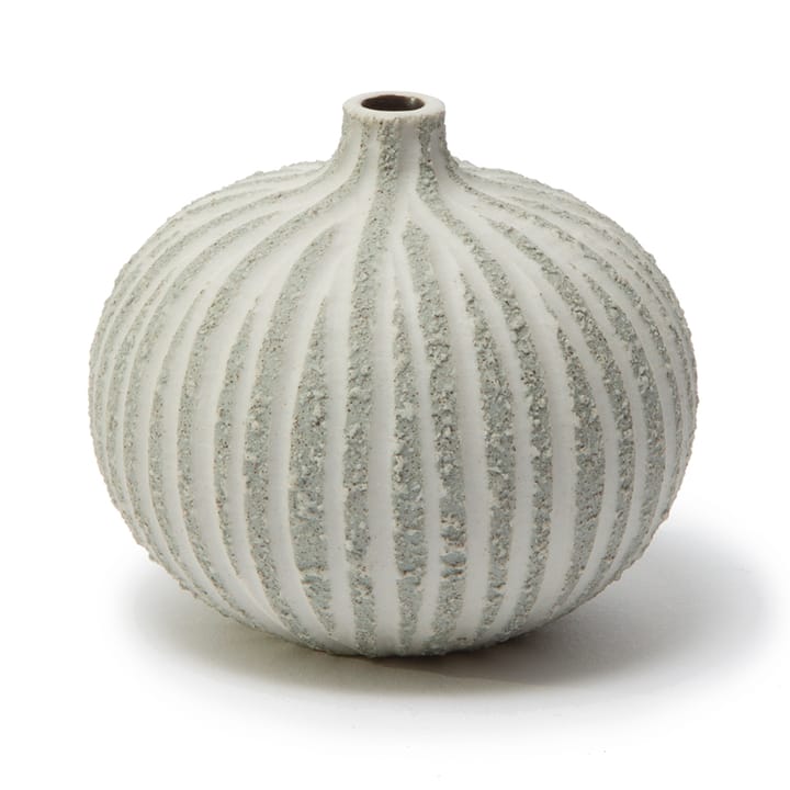 Vase Bari - Stonestripe light grey rough, S - Lindform