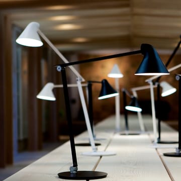 Lampe de bureau NJP - Blanc, épingle ø40 cm, 2700k - Louis Poulsen
