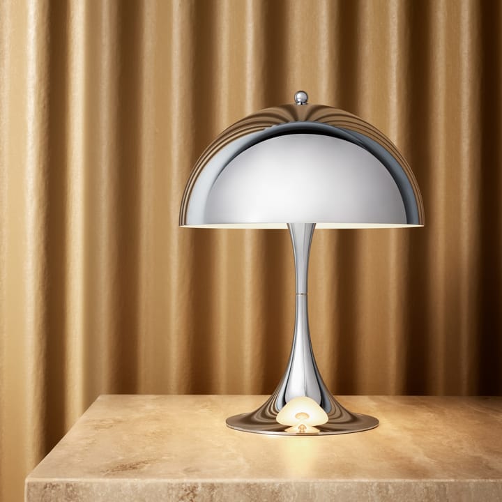 Lampe de table Panthella MINI - Chrome - Louis Poulsen