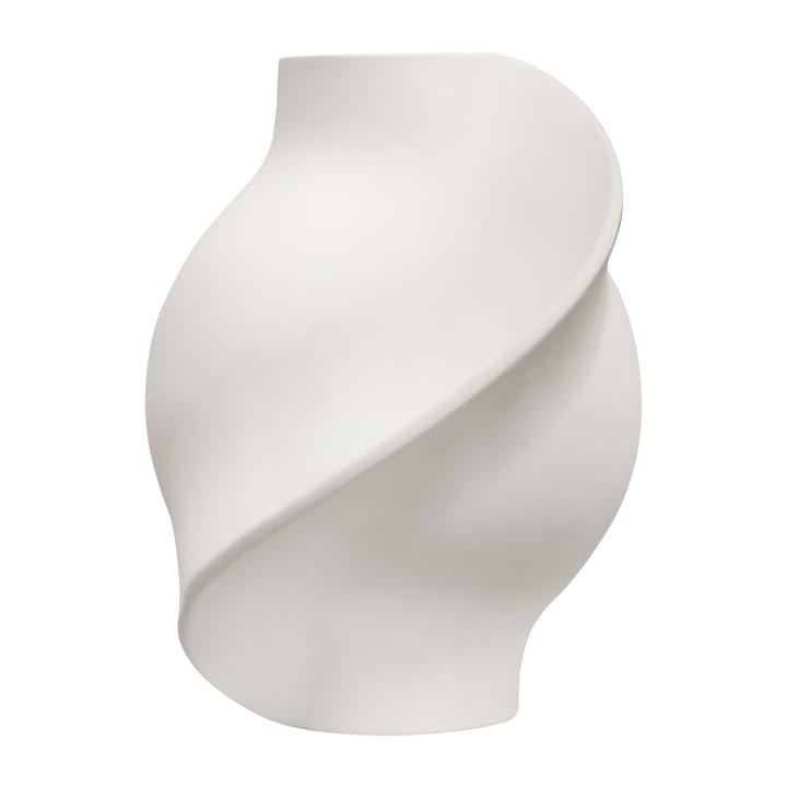 Vase Pirout 01 22 cm - Raw White - Louise Roe