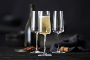 Flûte à champagne Zero 30 cl, lot de 4 - Cristal - Lyngby Glas