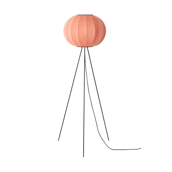 Lampe sur pied Knit-Wit 45 Round High - Coral - Made By Hand