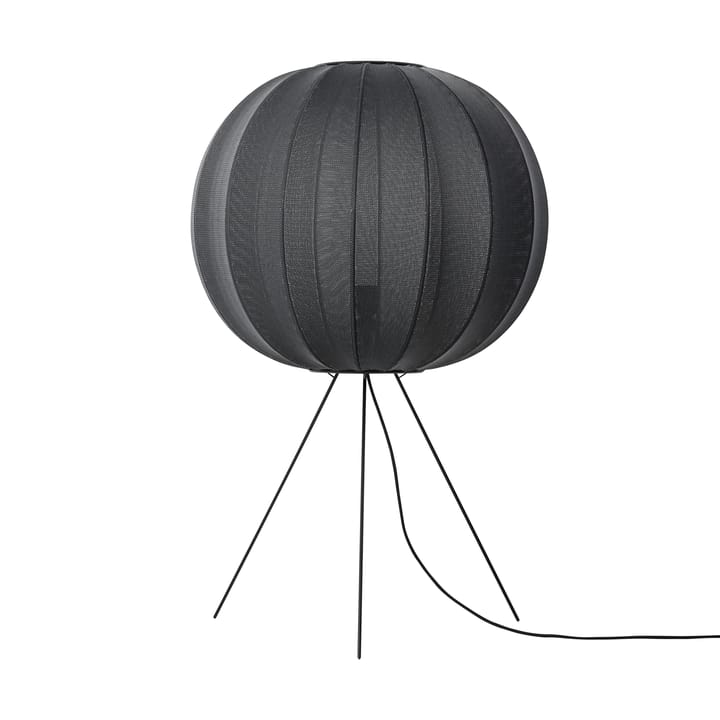Lampe sur pied Knit-Wit 60 Round Medium - Black - Made By Hand