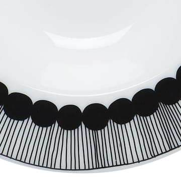 Assiette creuse Siirtolapuutarha Ø 20 cm - noir-blanc - Marimekko