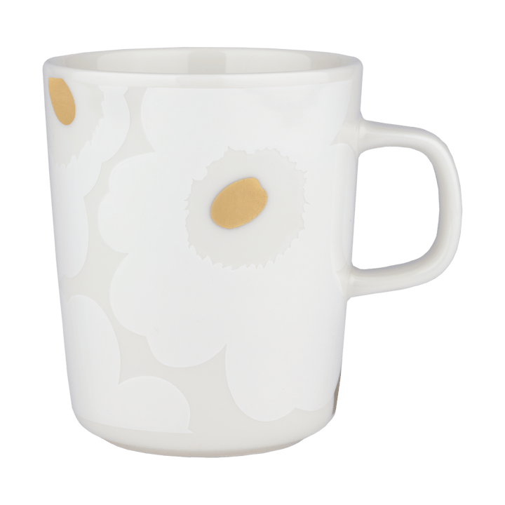 Mug Unikko 25 cl - White-gold - Marimekko