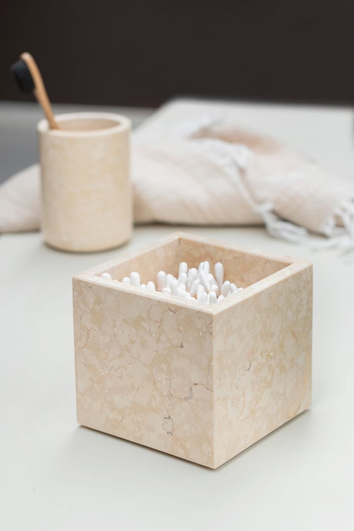 Cube Marble 8,5x8,5 cm - Sand - Mette Ditmer