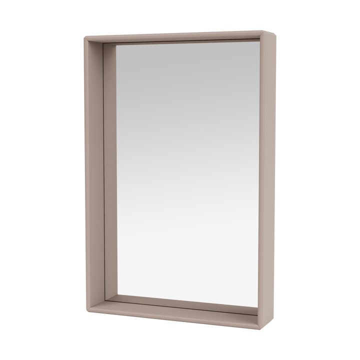 Miroir Shelfie Colour Frame 46,8x69,6 cm - Mushroom - Montana