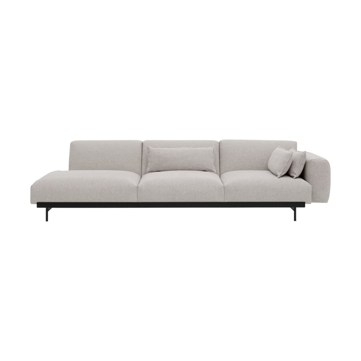 Canapé modulable In Situ Config 2, 3 places - Clay 12-Black - Muuto