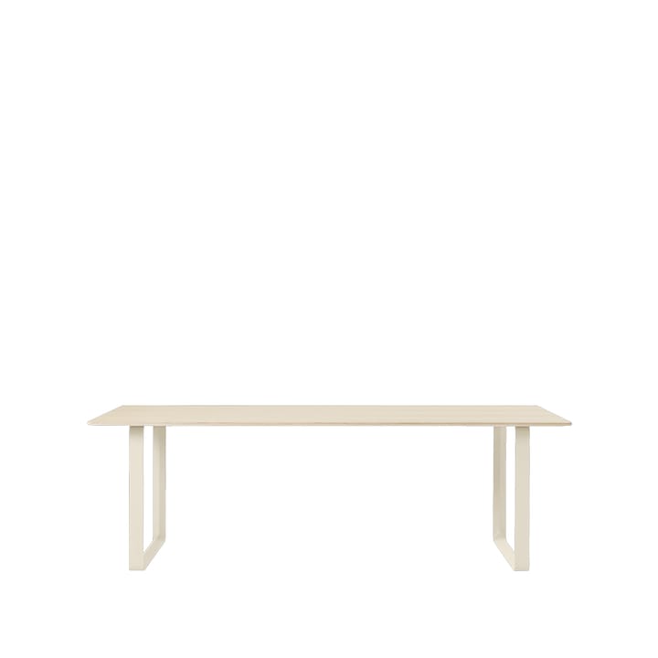 Table à manger 70/70 225x90 cm - Oak veneer-Plywood-Sand - Muuto