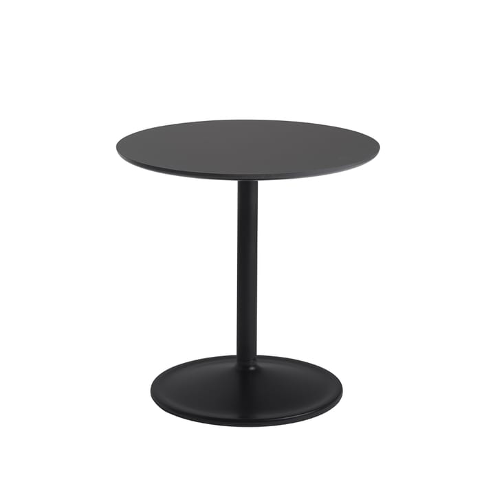 Table d'appoint Soft Ø48cm - Black nanolaminate H: 48 cm - Muuto