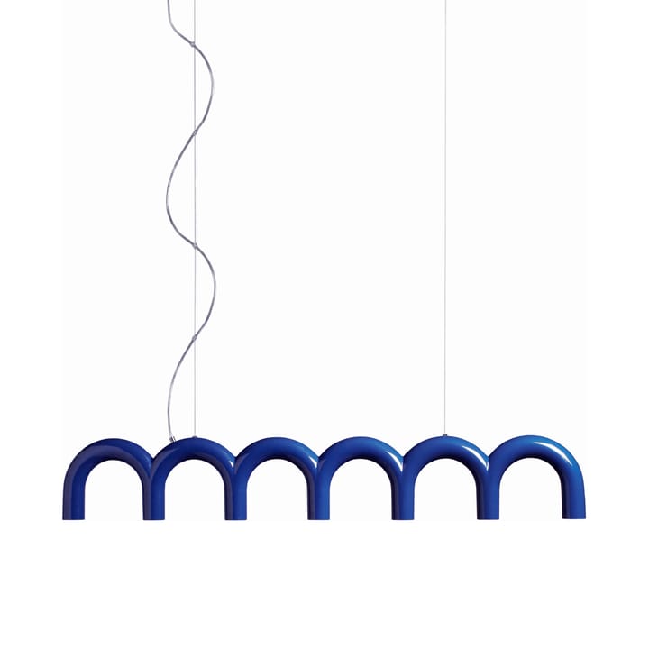 Pendule Arch 125,6 cm - Bleu - Oblure