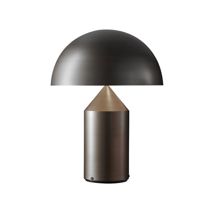 Lampe de table/lampadaire Atollo large 233 métal - satin bronze, large - Oluce