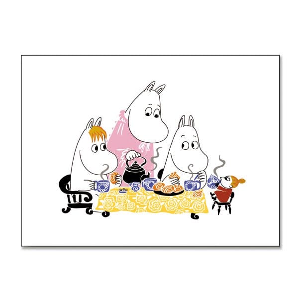 Set de table Moomins Tea party - blanc - Opto Design