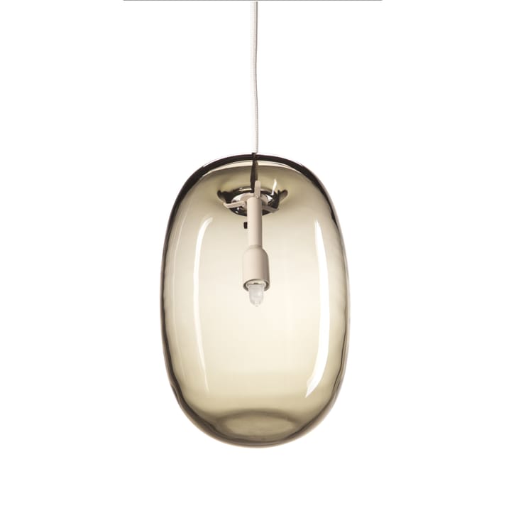 Lampe à suspension Pebble allongée - gris clair-verre - Örsjö Belysning