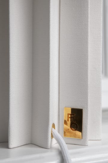 Lampe de table textile Plissé - Blanc - Örsjö Belysning