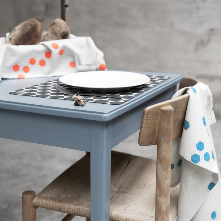 Set de table OYOY avec motif, lot de 2 - gris foncé - OYOY
