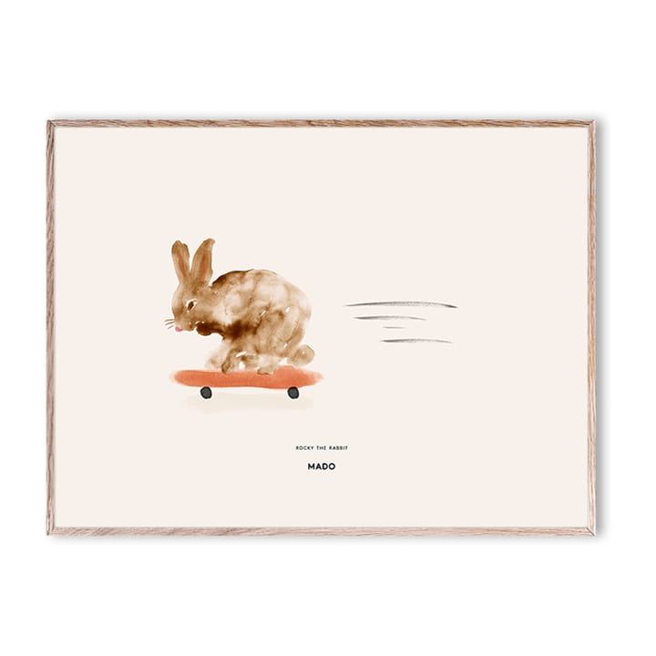 Poster Rocky the Rabbit - 30x40 cm - Paper Collective