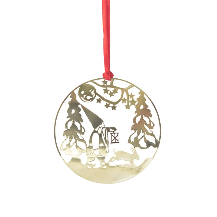 Décoration de Noël en métal Pluto - Pays d'hiver, doré - Pluto Design