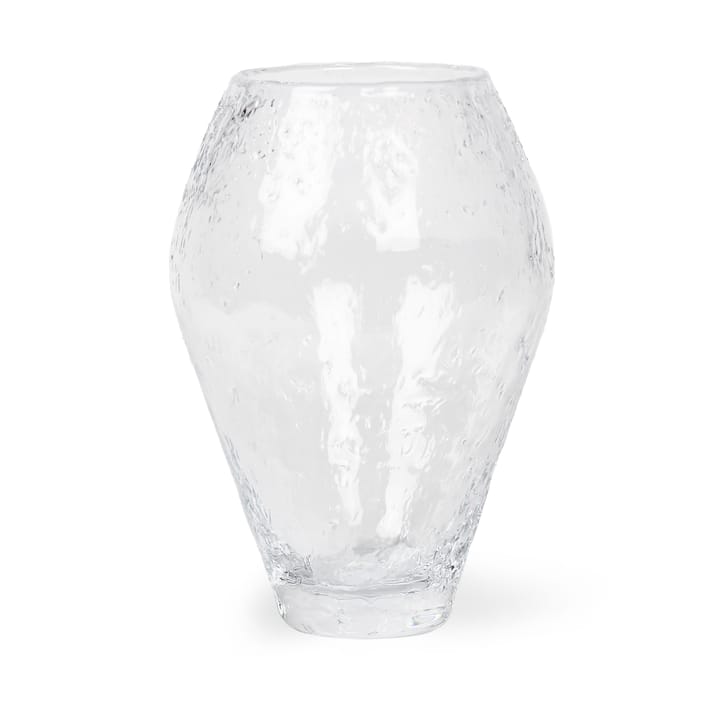 Vase en verre Crushed small - Clear - Ro Collection
