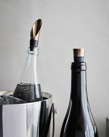 Bouchon de bouteille de vin et bec verseur Grand Cru Bareware 2 pièces - Noir-acier patiné - Rosendahl