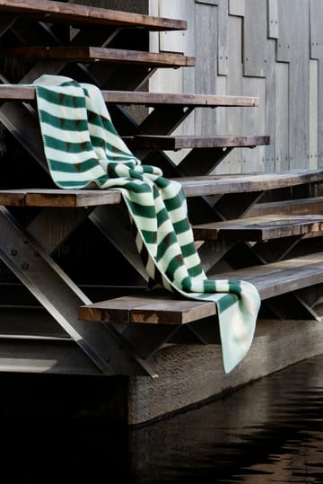 Plaid Kvam 135x200 cm - Green - Røros Tweed