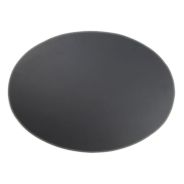 Set de table Ørskov cuir ovale - noir - Ørskov