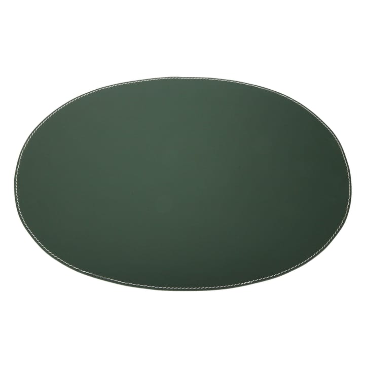 Set de table �Ørskov cuir ovale - vert foncé - Ørskov