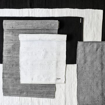 Tapis Cotton 65x135cm - light grey (Gris clair) - Rug Solid