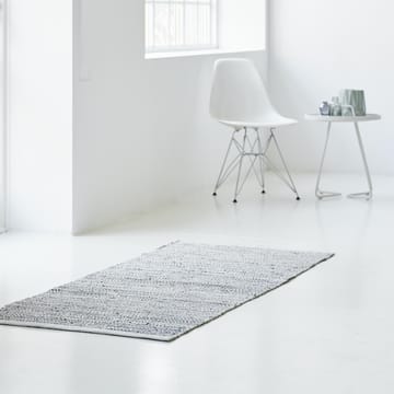 Tapis Leather 75x200cm - light grey (Gris clair) - Rug Solid