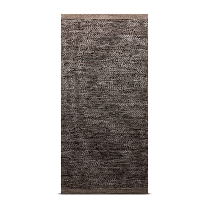 Tapis Leather 75x200cm - Wood (marron) - Rug Solid