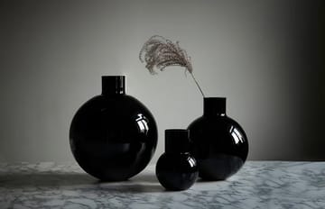 Vase Pallo - Noir 20 cm - Skrufs Glasbruk