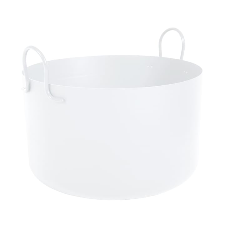 Cache-pot Tivoli Ø30 cm bas - blanc - SMD Design