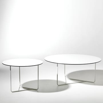 Table basse Tellus - blanc, structure blanche, h41 d100 - SMD Design